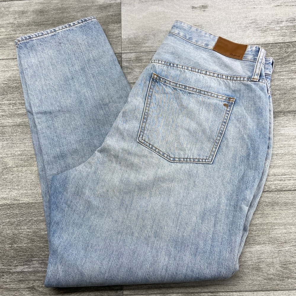 Madewell Womens Curvy Perfect Vintage Jean 33 K7527 Preowned Blue Light Washed